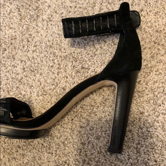 Calvin Klein black ankle strap heels - Picture 5 of 8